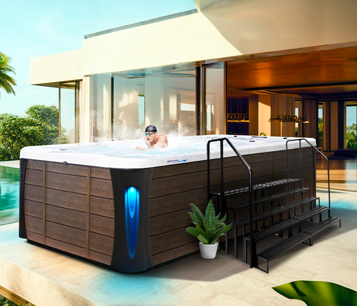 Calspas hot tub being used in a family setting - Dublin